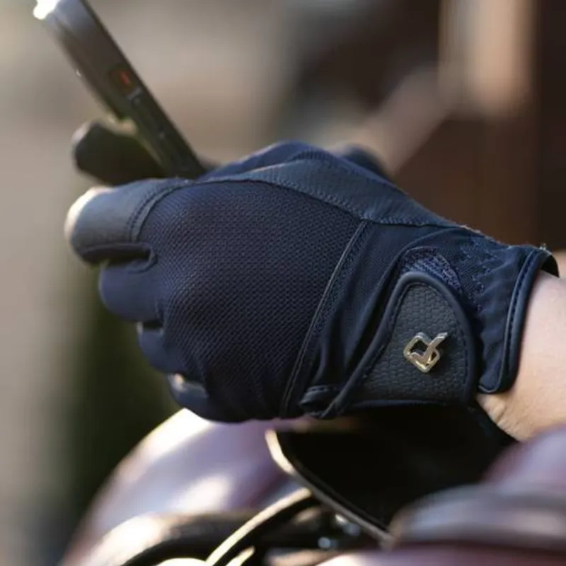 LeMieux Pro Mesh Riding Gloves Navy