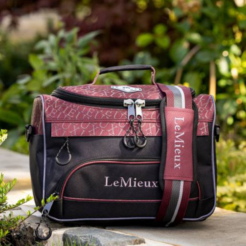 LeMieux Elite ProKit Lite Grooming Bag Burgundy-1