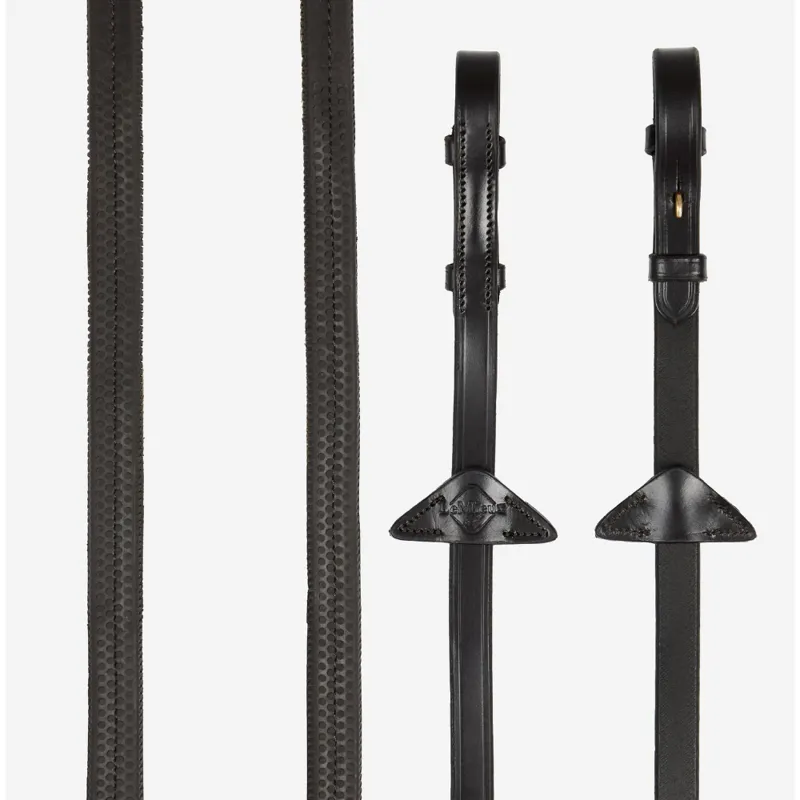 LeMieux Rubber Reins Brown