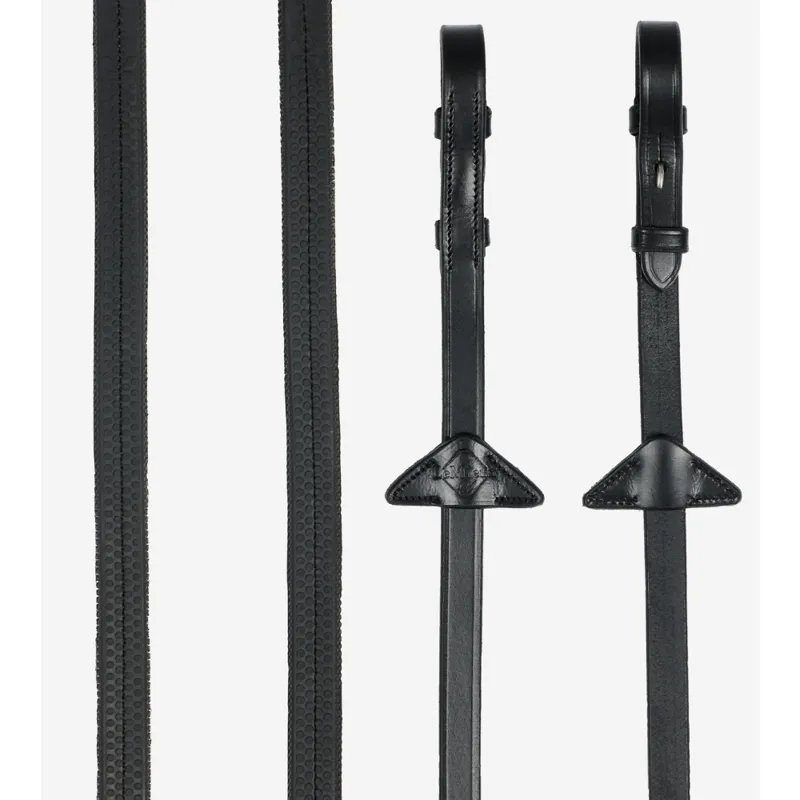LeMieux Rubber Reins Black