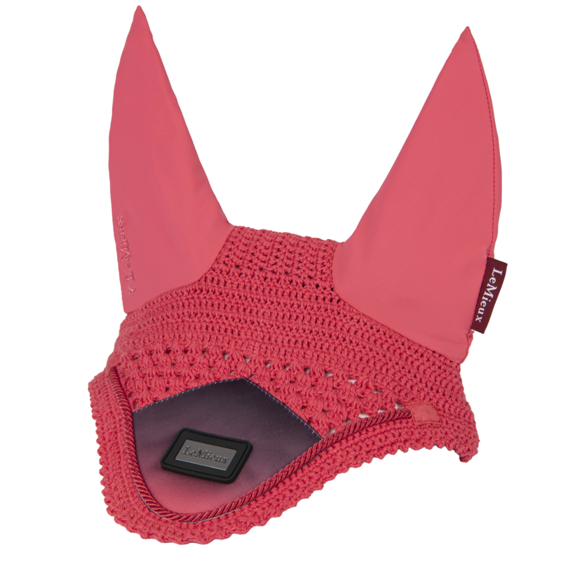 LeMieux Spectrum Fly Hood Papaya/Aubergine -1