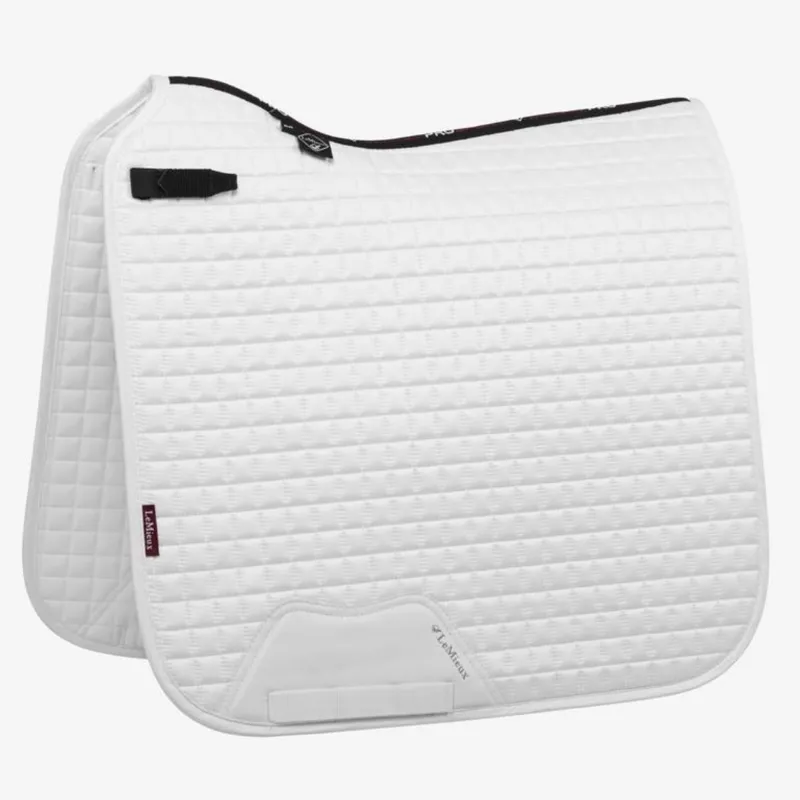 LeMieux Suede Dressage Square White