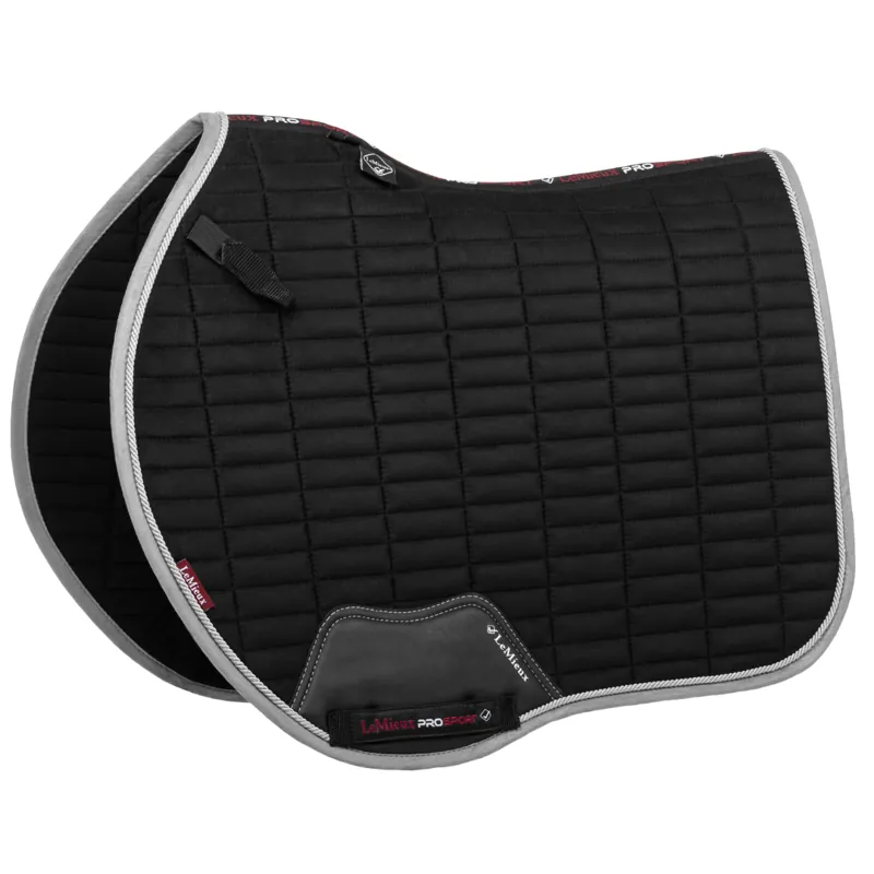 LeMieux SuedeEuroJump Square Black 