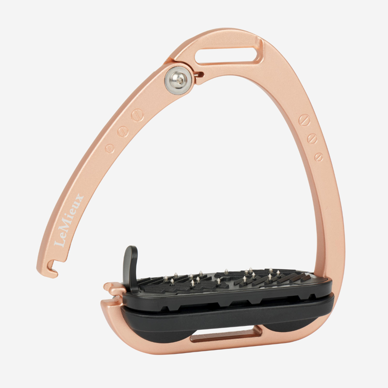 LeMieux Vector Balance Stirrups Rose Gold-1
