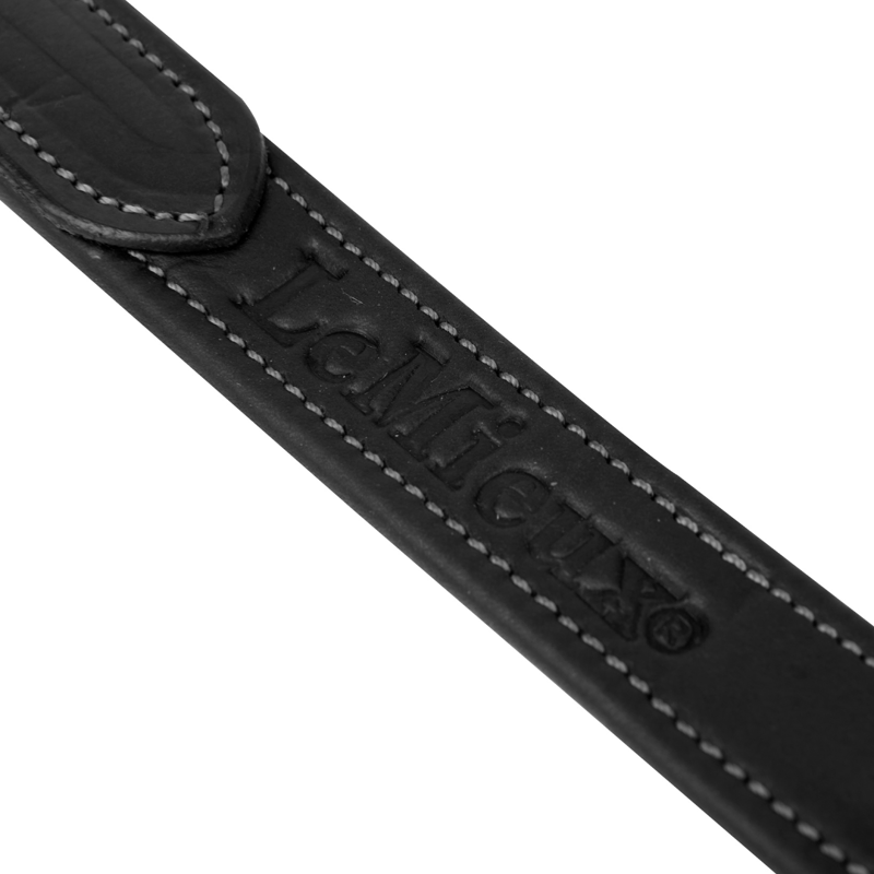 LeMieux Vector Stirrup Leather Black-2