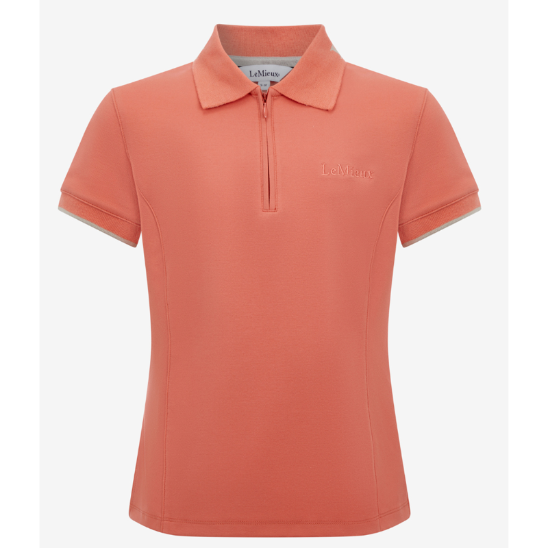 LeMieux Young Rider Polo Shirt Apricot-1