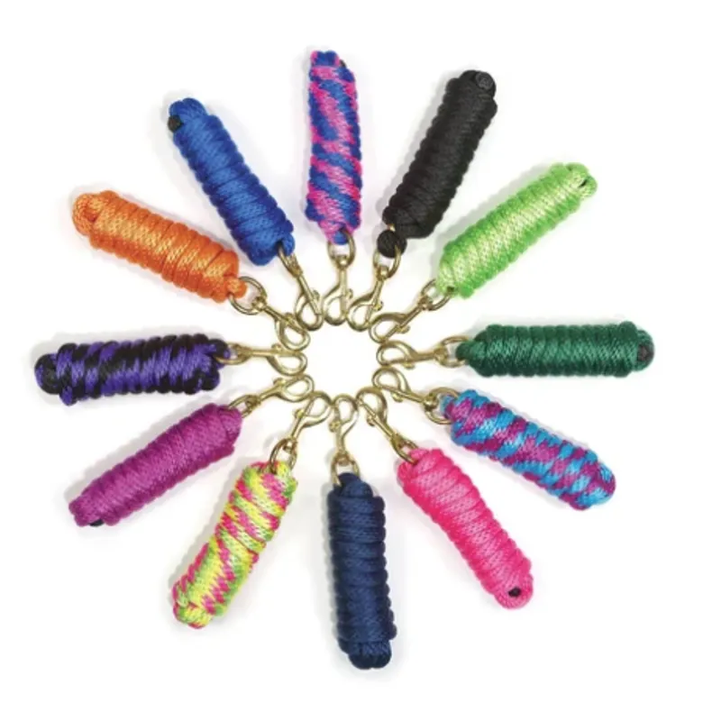 Hy Pro Lead Rope in Raspberry/Turquoise