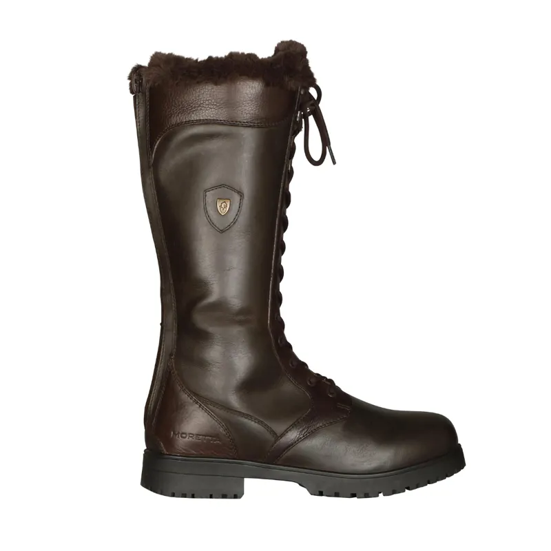 Moretta Nola Lace Country Boots Brown