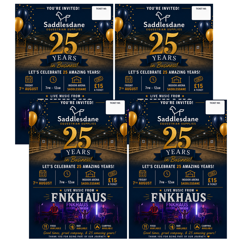 25th Anniversary Celebration Party and Raffle Tickets