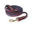 Hy Soft Webbing Lead Rein Without Chain in Navy/Red