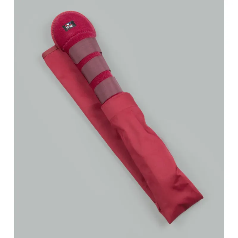 Premier Equine Padded Horse Tail Guard with Tail Bag Burgundy-1