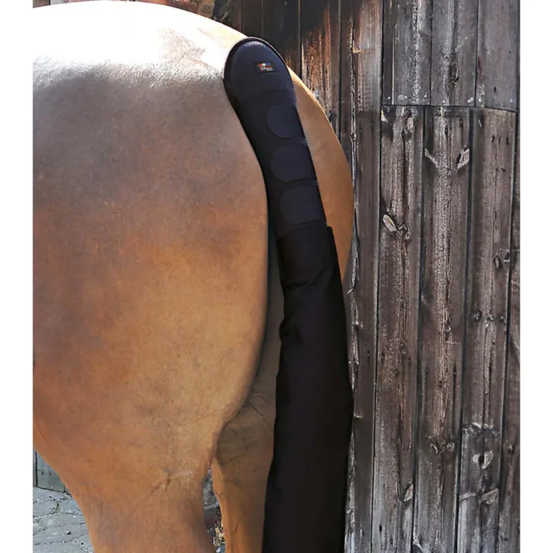 Premier Equine Padded Horse Tail Guard with Tail Bag Black