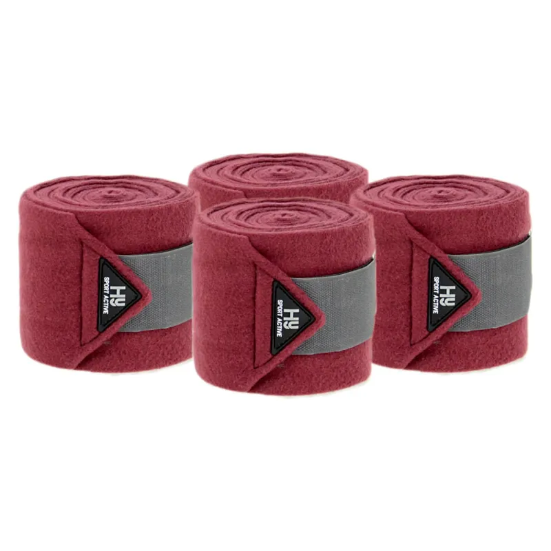 Hy Sport Active Luxury Bandages in Rosette Red
