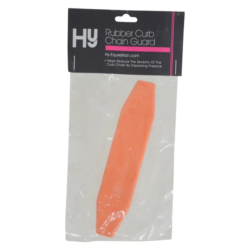 Hy Rubber Curb Chain Guard in Orange