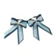 ShowQuest Piggy Bow and Tails Pair in Navy/Pale Blue/Silver