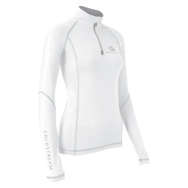 Coldstream Lennel Base Layer in White/Light Grey-2