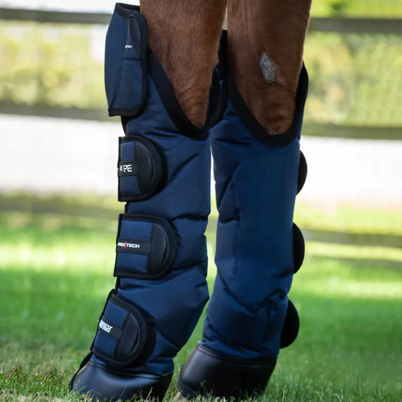 Premier Equine Ballistic Knee Pro-Tech Horse Travel Boots Navy-2