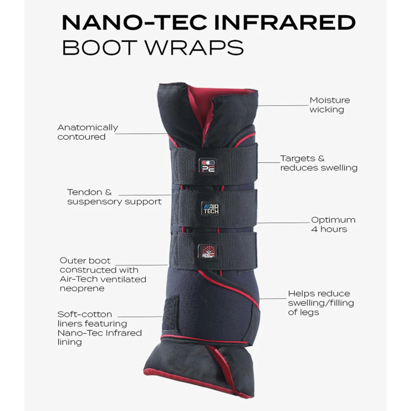 Premier Equine Nano-Tec Infrared Boot Wraps Inc. Liners-3