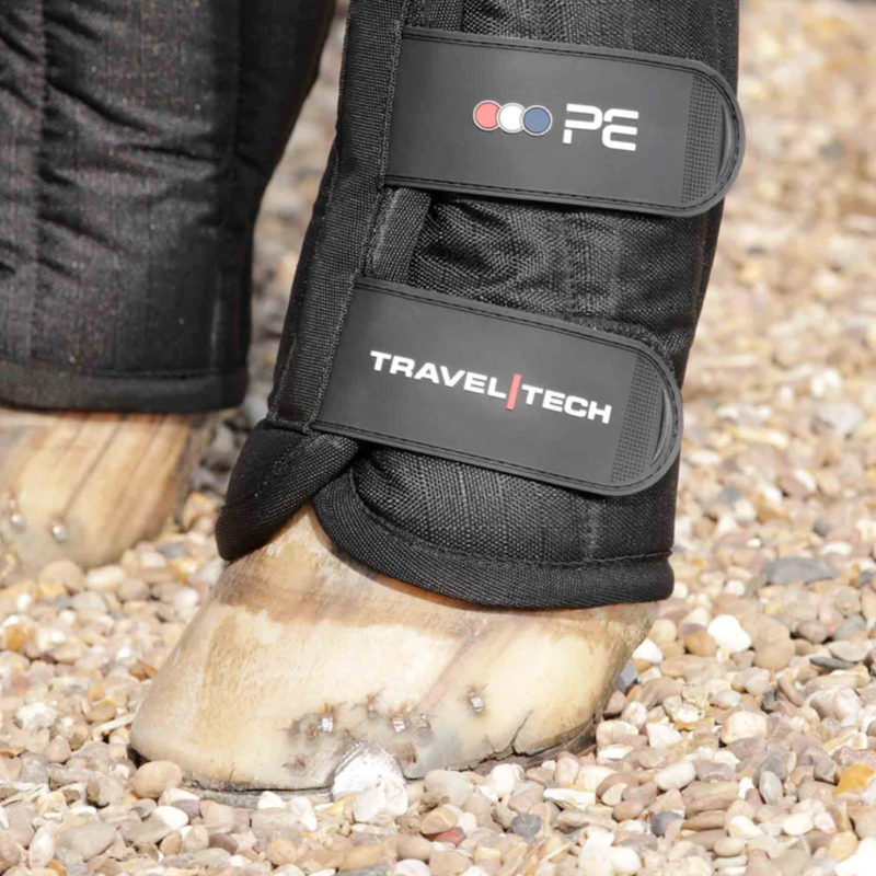 Premier Equine Travel-Tech Travel Boots Black-2