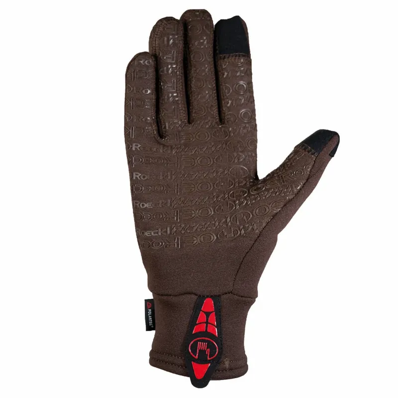 Roeckl Weldon Polartec Riding Gloves Mocha-1