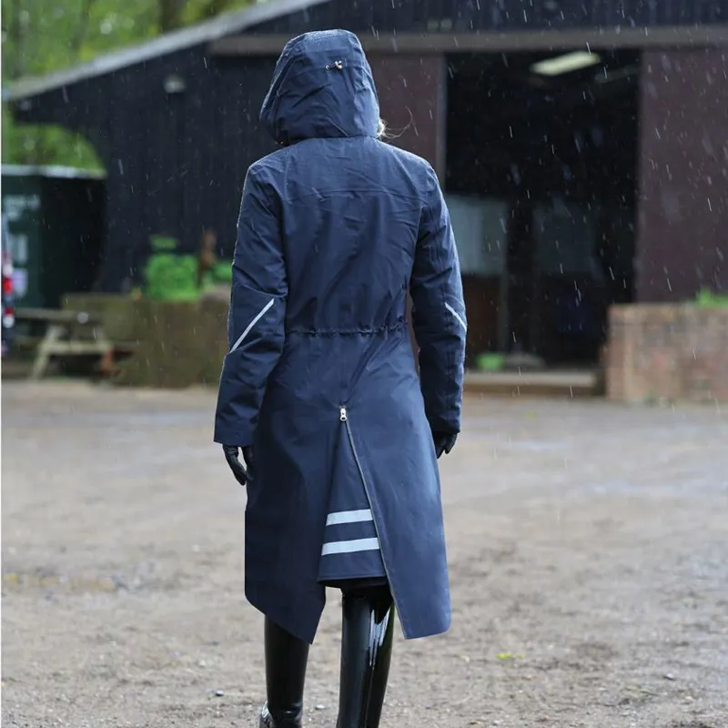 Equetech Utopia Luxe Waterproof Riding Coat Navy-2