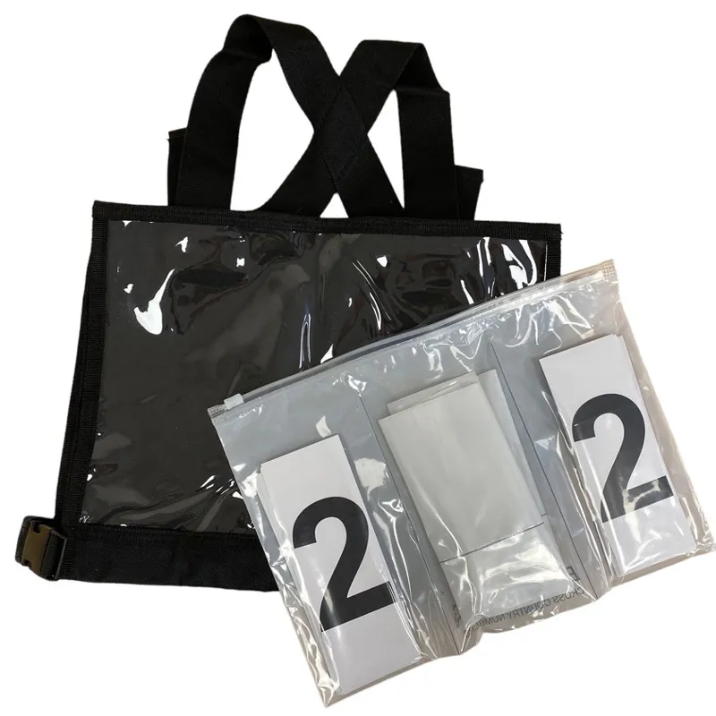 Eventing Competition Bib Numbers - Pair White pair 