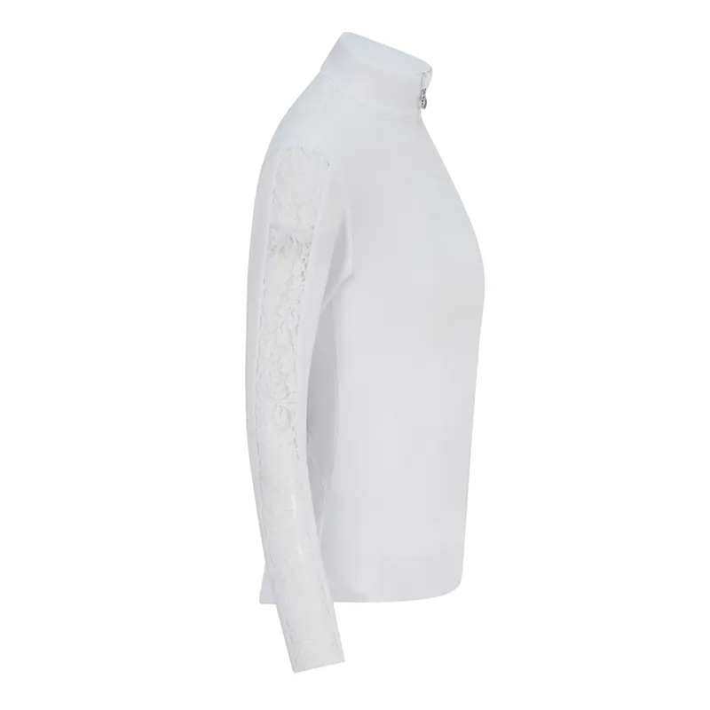 Equetech Natalia Long Sleeve Lace Competition Shirt-1