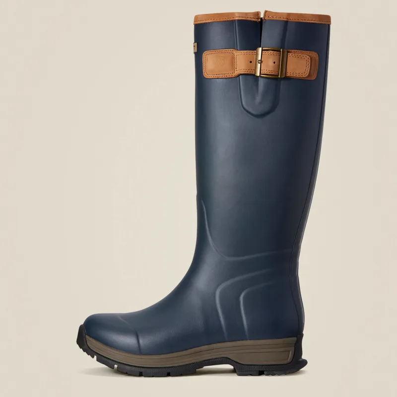 Ariat Womens Burford Waterproof Rubber Boot Navy-1