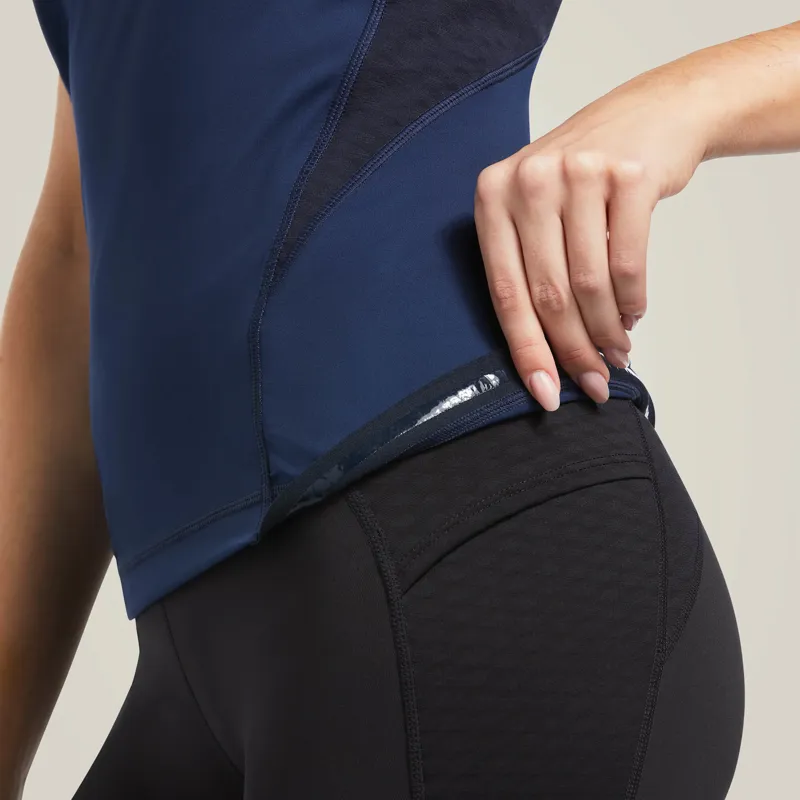 Ariat Women's Ascent 1/4 Zip Long Sleeve Baselayer Navy-5