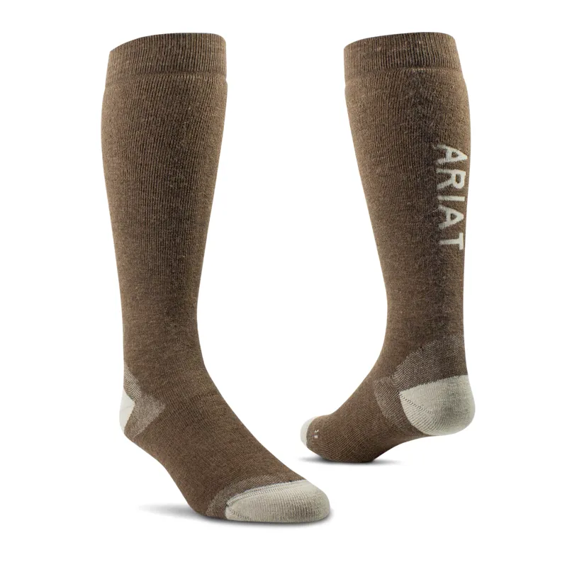 Ariat Country Performance Merino Socks Earth