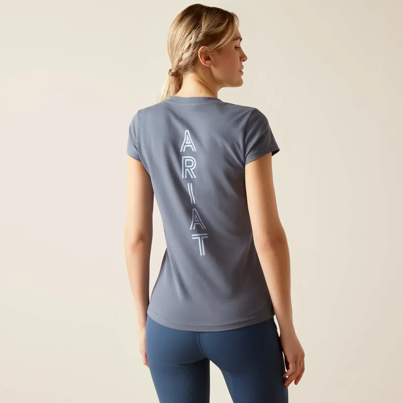 Ariat Women's Marquee Short Sleeve T-Shirt China Blue-1