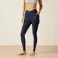 Ariat Women's EOS Chic Half Grip Riding Tights Navy Eclipse