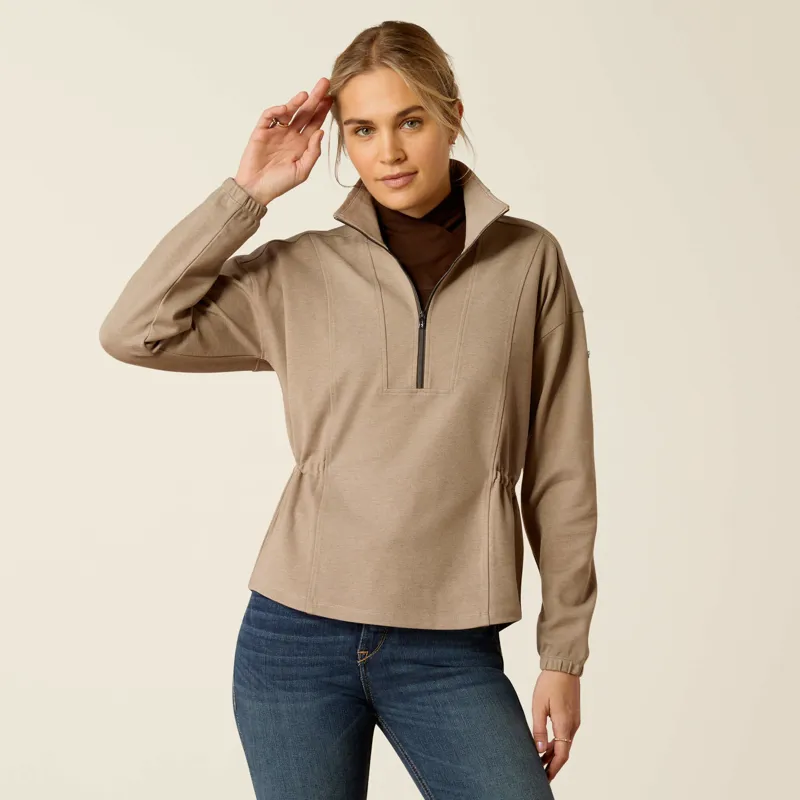Ariat Ryeland 1/2 Zip Sweatshirt Brindle