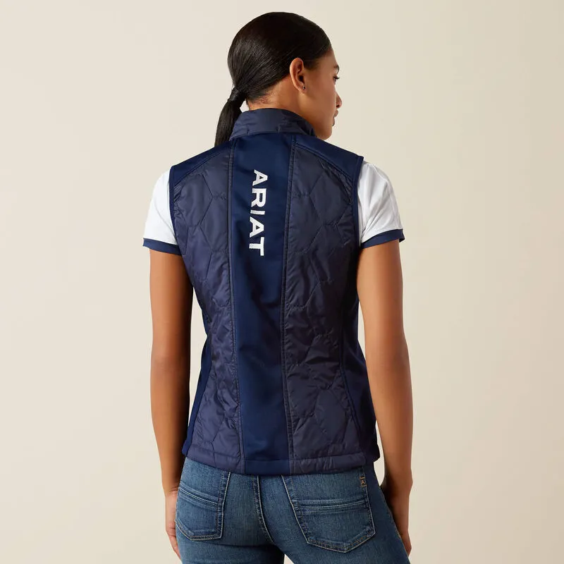 Ariat Womens Fusion Insulated Gilet Navy-1