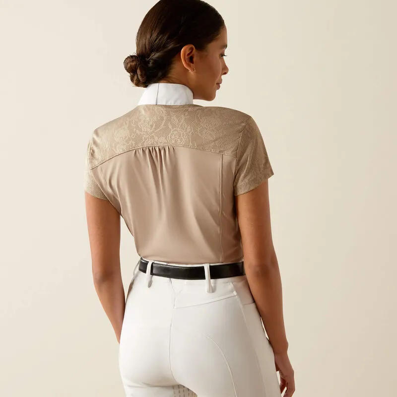 Ariat Womens Bellatrix Short Sleeve Show Shirt Cape Reed-1