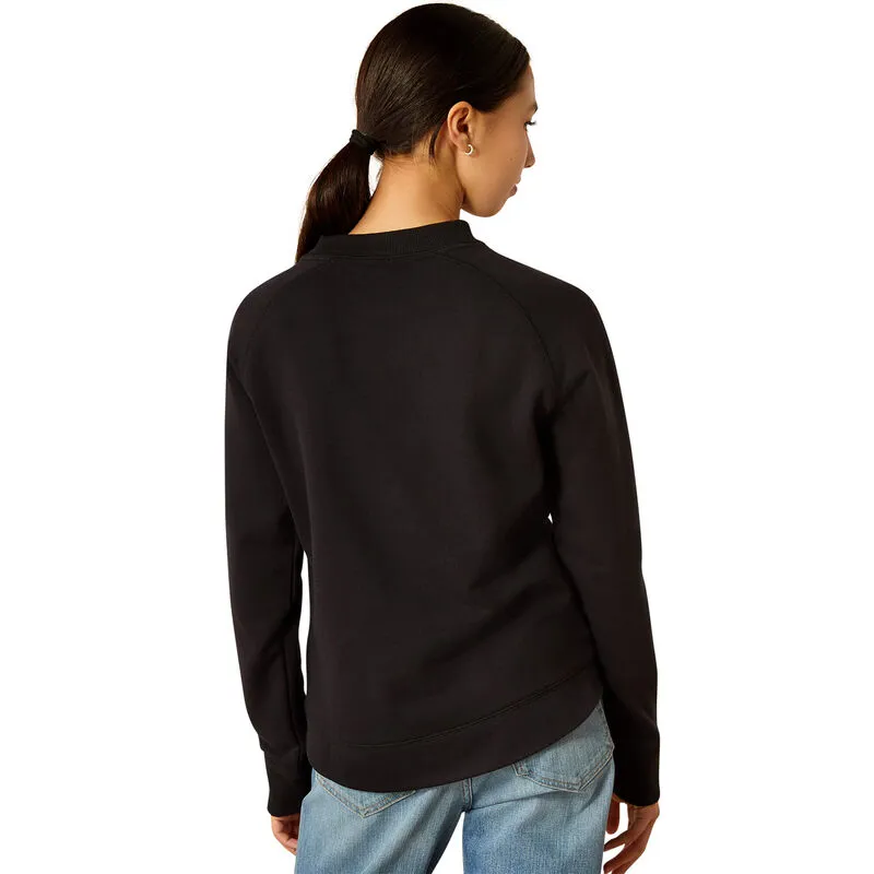 Ariat Youth Benicia Team Sweatshirt Black-2