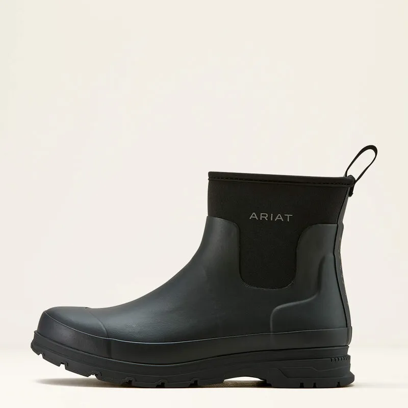 Ariat Mens Kelmarsh Shortie Rubber Boot Black-1