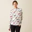 Ariat Womens Lowell 3.0 1/4 Zip Long Sleeve Baselayer Painted Ponies Print