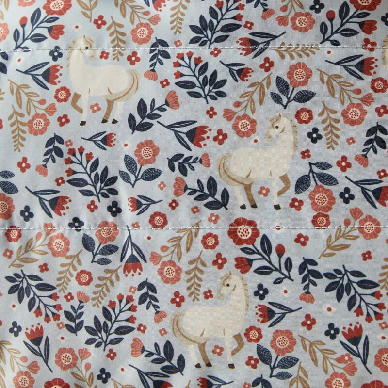 Ariat Bella Reversible Insulated Gilet Posey Pony Print-4