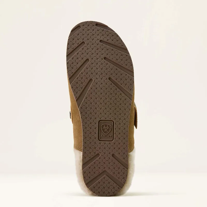 Ariat Womens Country Mule Sherpa Ranch Brown Suede-6