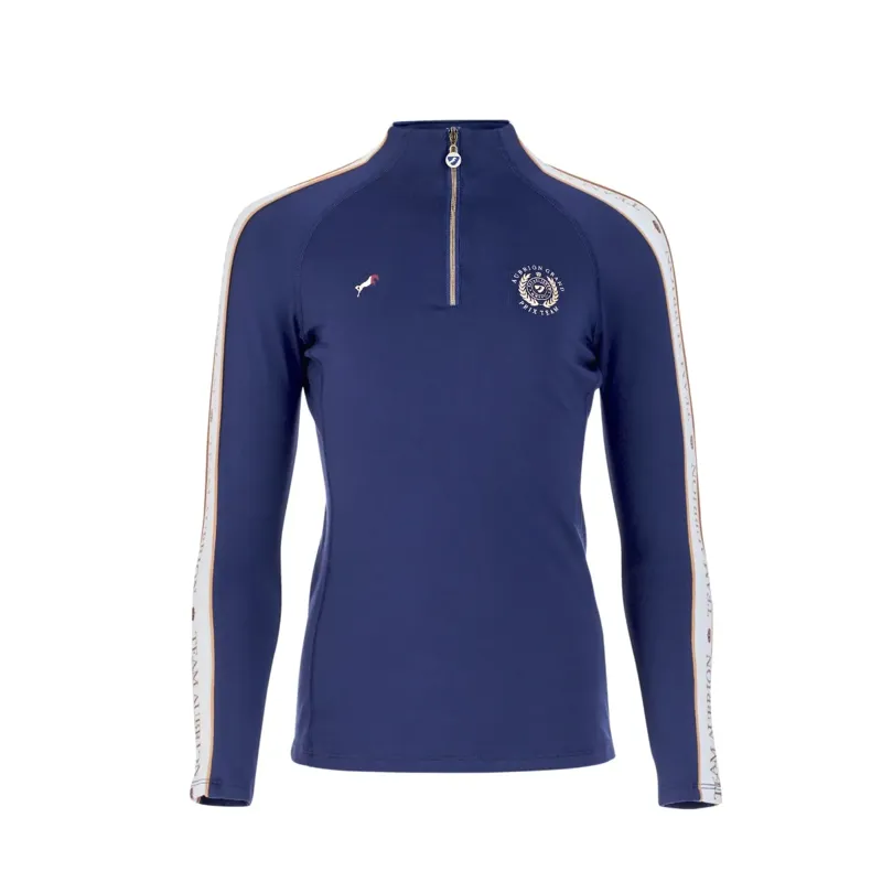 Aubrion Team Winter Base Layer - Young Rider Navy