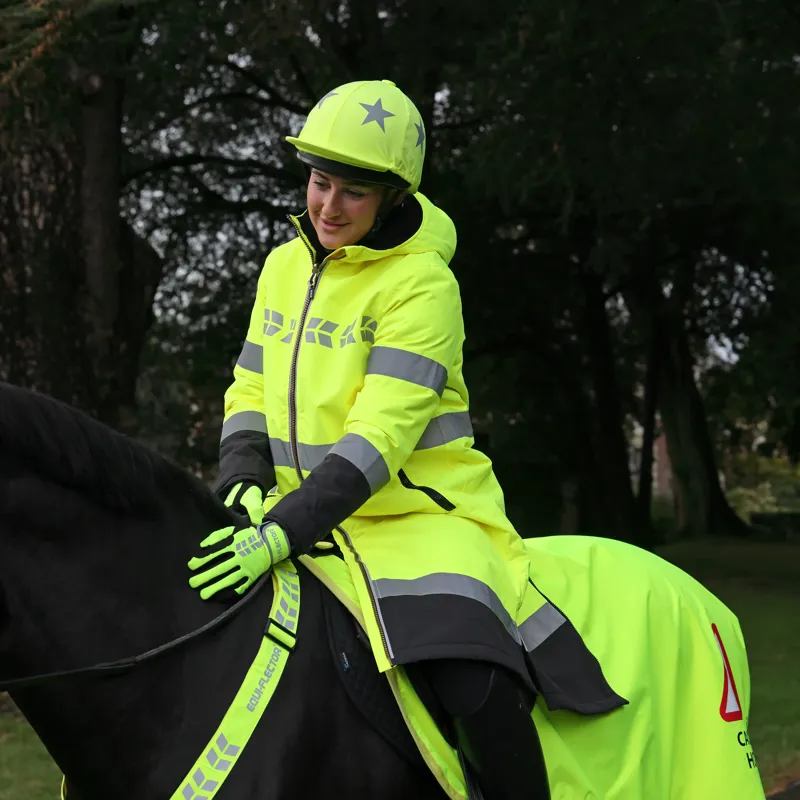 EQUI-FLECTOR All Weather Robe Yellow-1