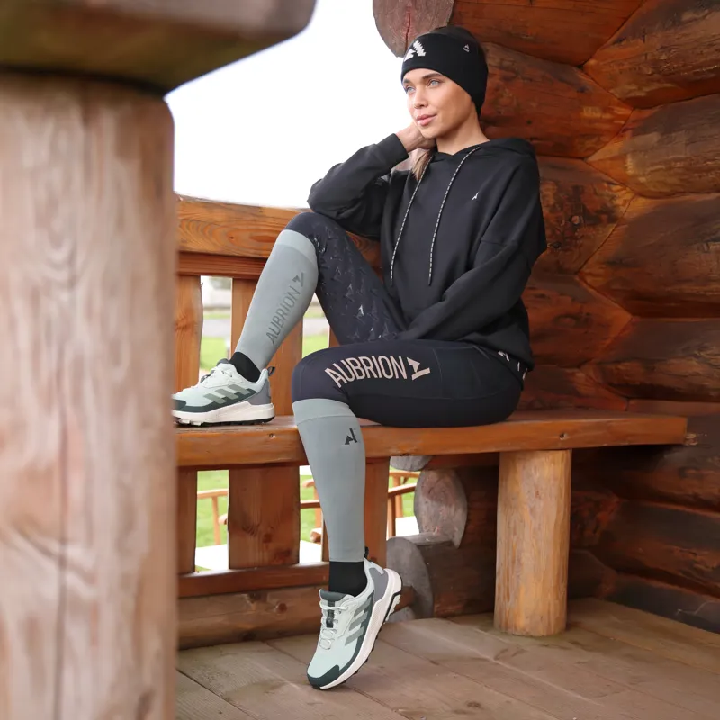 Aubrion Non-Stop Riding Tights in Shadow -3