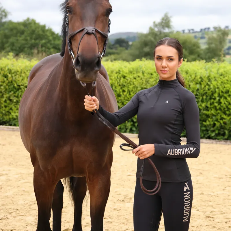 Aubrion React Long Sleeve Base Layer Shadow-7