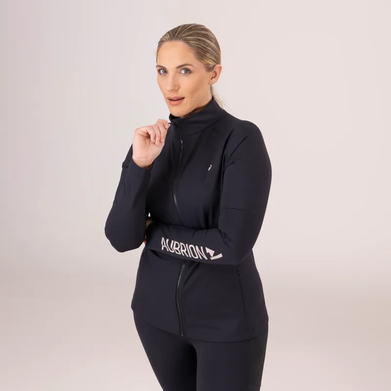 Aubrion React Long Sleeve Base Layer Shadow-1