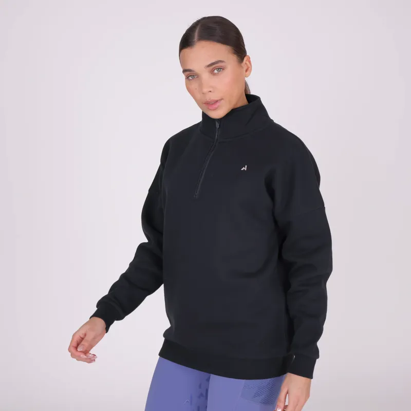 Aubrion React Half Zip Sweatshirt Shadow-1