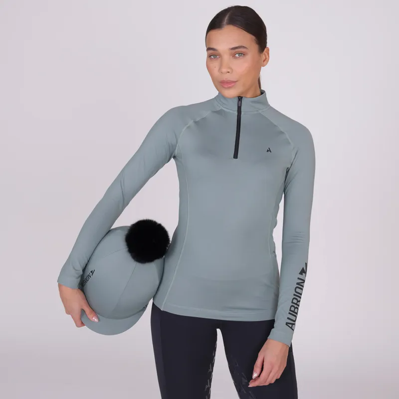 Aubrion React Winter Base Layer in Sage -4