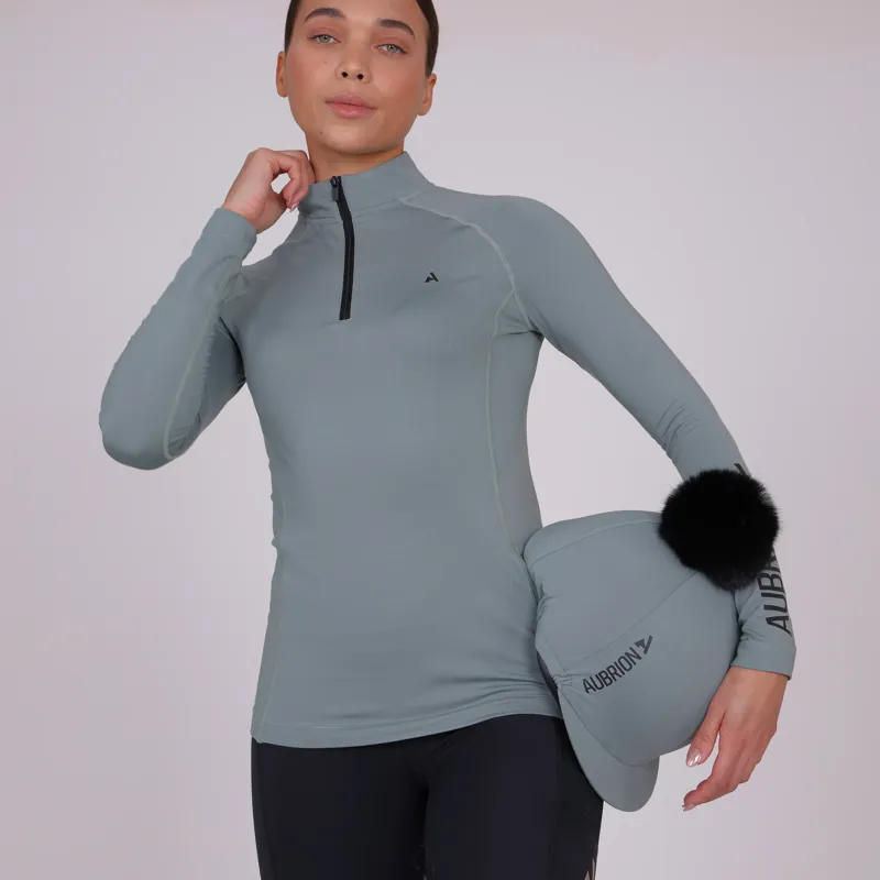 Aubrion React Winter Base Layer in Sage -1