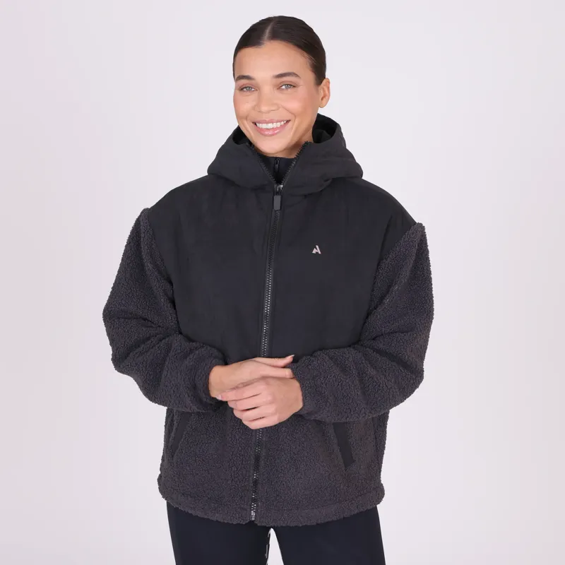 Aubrion React Sherpa Fleece Jacket in Shadow