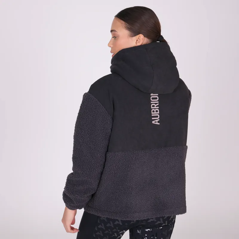 Aubrion React Sherpa Fleece Jacket in Shadow-2